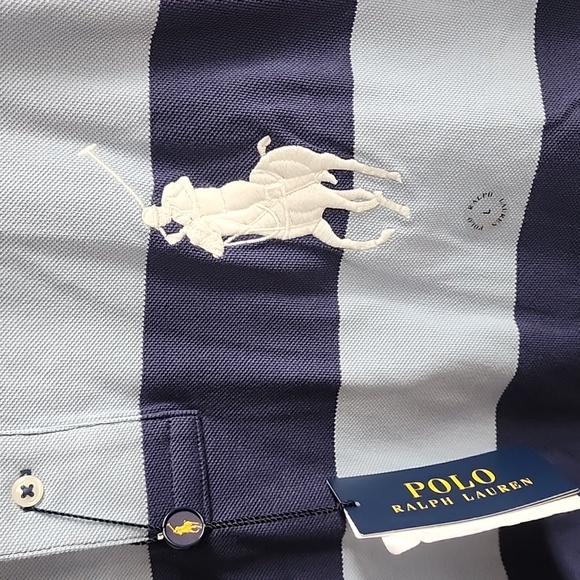 💙HP💙NWT Polo Ralph Lauren: Custom Slim Big Pony Mesh Polo Shirt, Various sizes - Picture 2 of 9